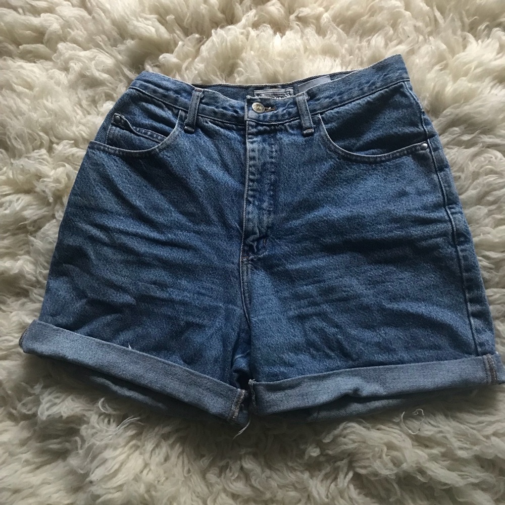Vintage High Waisted Denim Shorts
